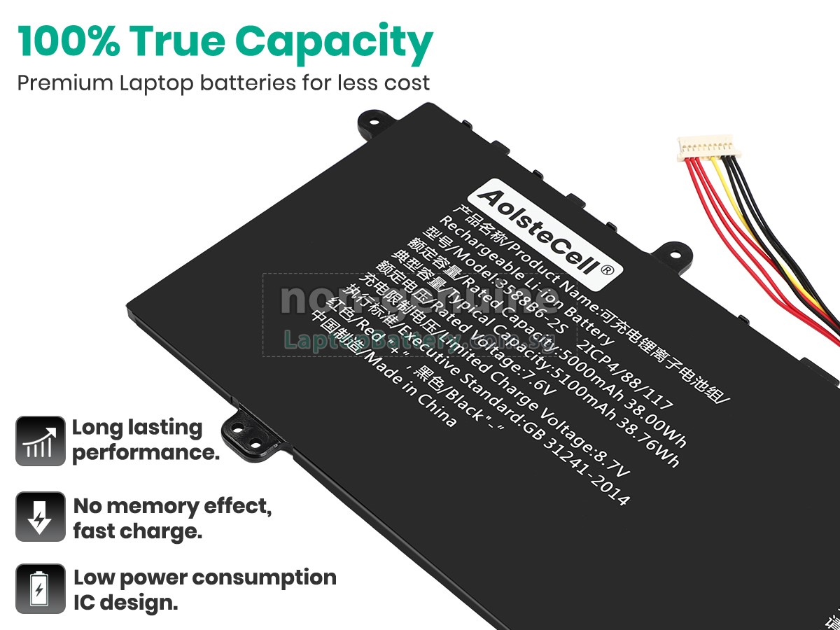 replacement Gateway GWNC21524-BL battery