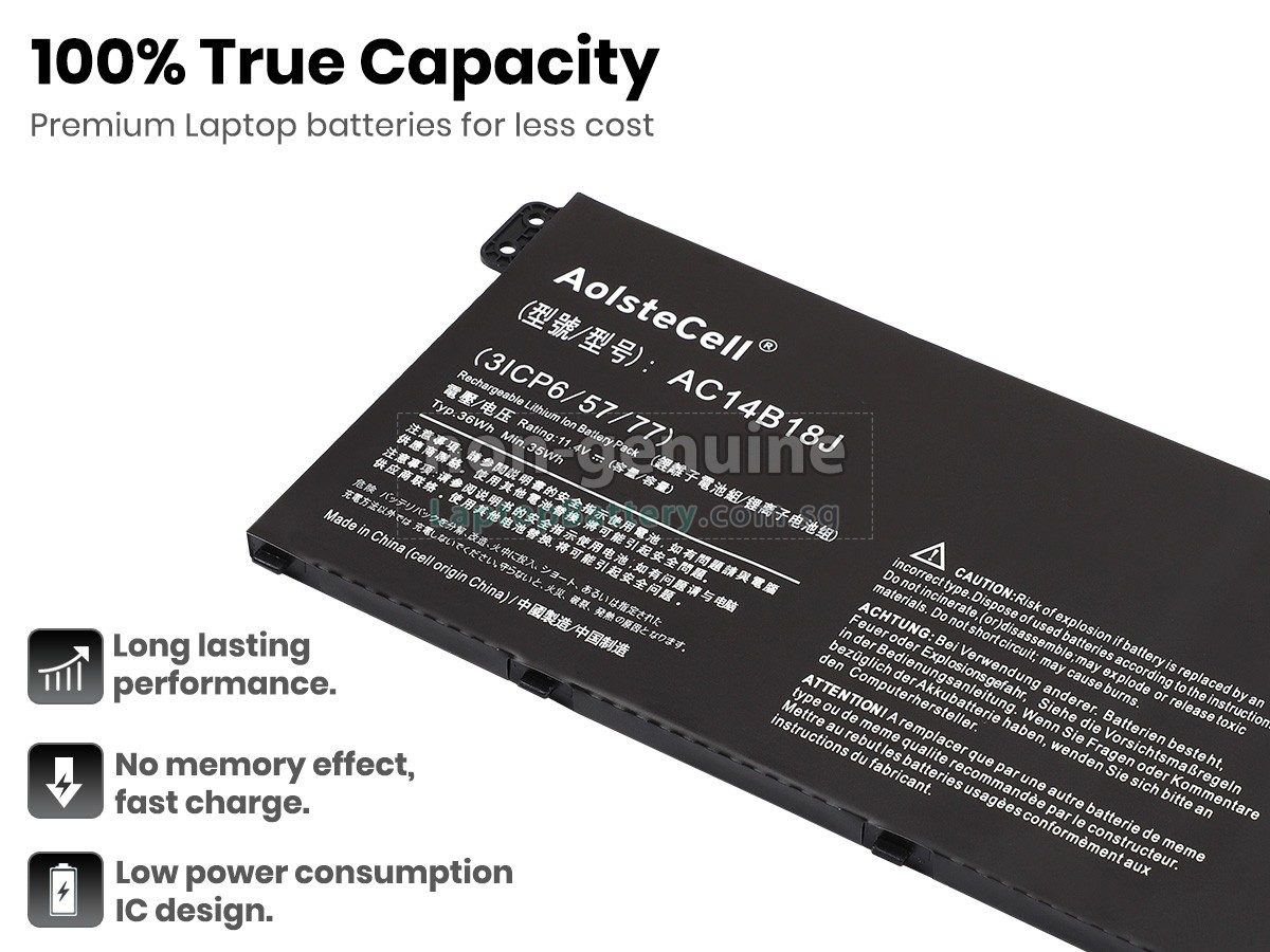 replacement Acer Aspire ES1-512-C301 battery
