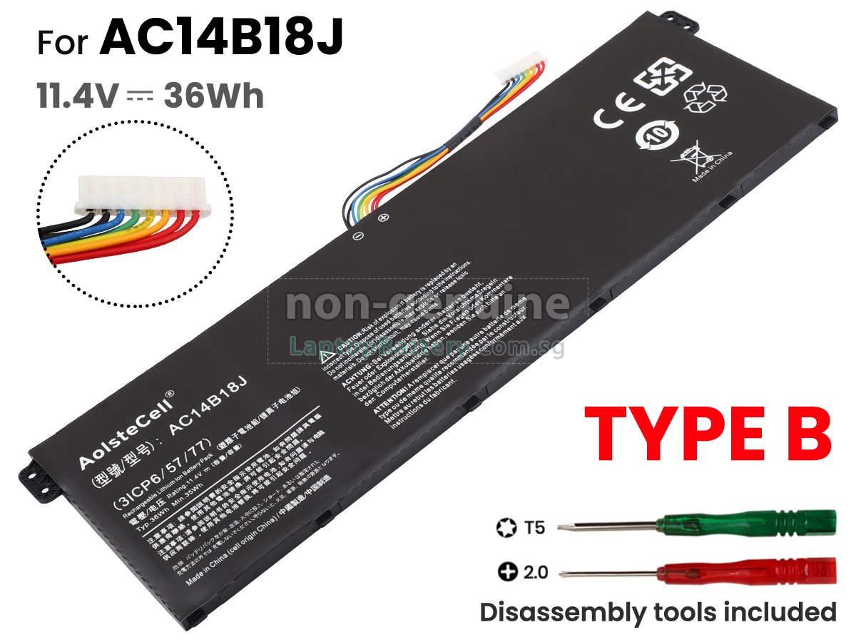 replacement Acer Aspire 3 A315-41-R001 battery
