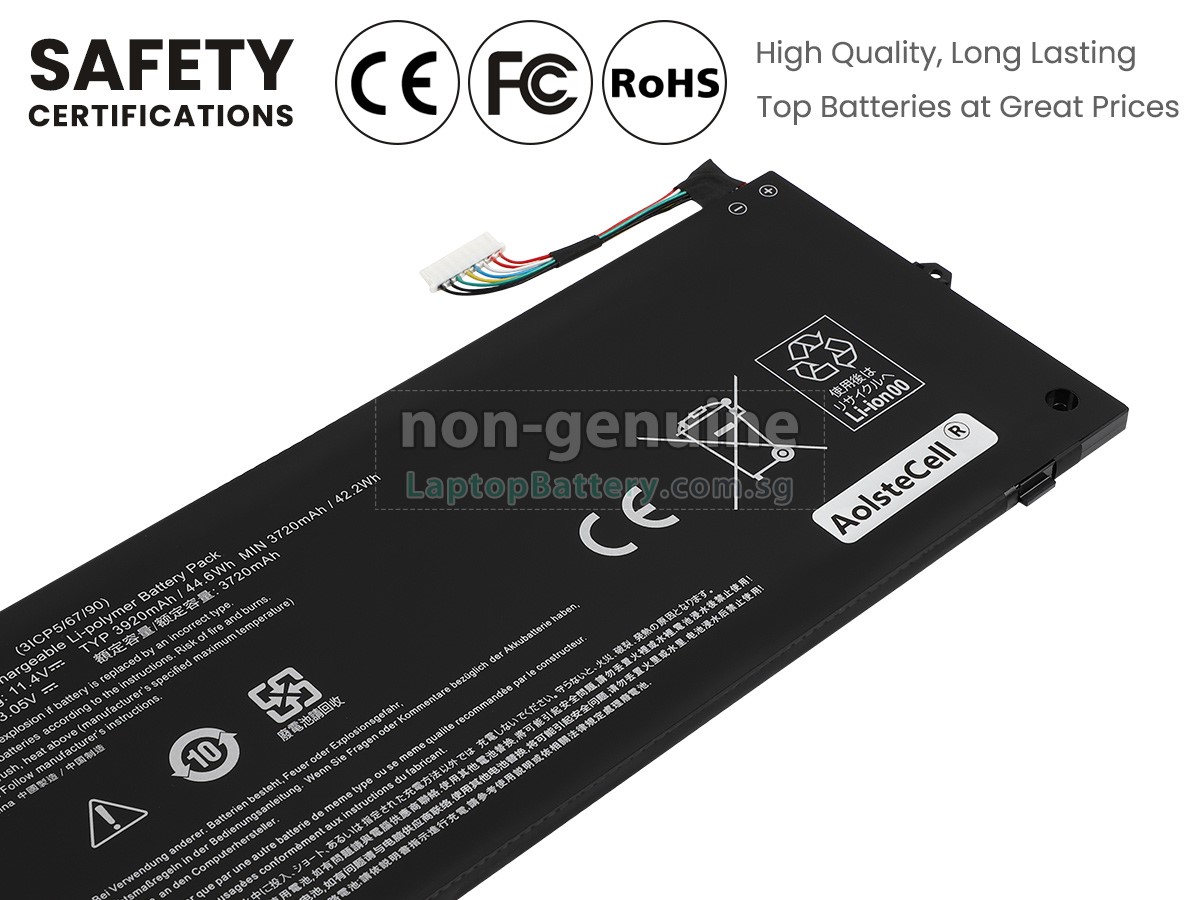 replacement Acer Chromebook C720-2848 battery