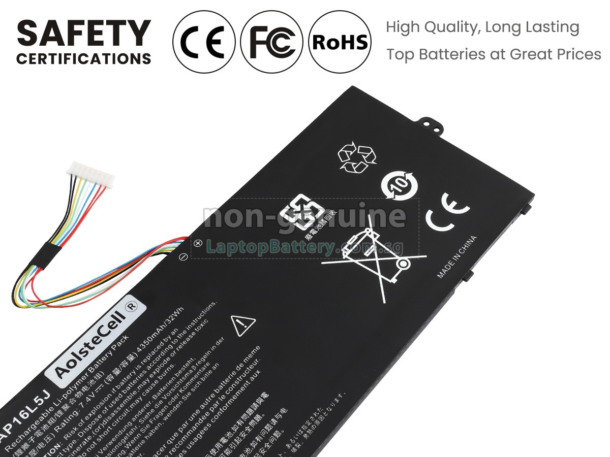 replacement Acer SWIFT 5 SF514-52T-58N6 battery