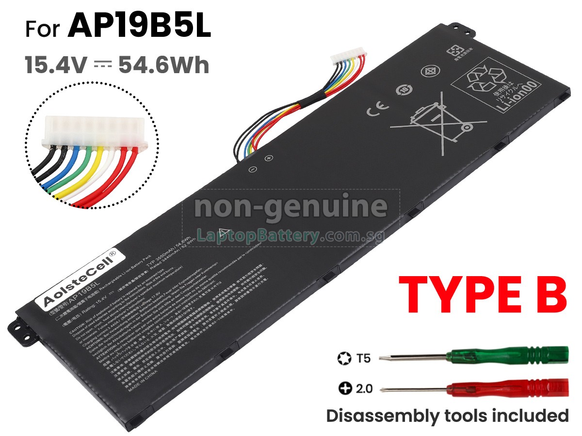 replacement Acer Aspire 5 A515-43-R63F battery