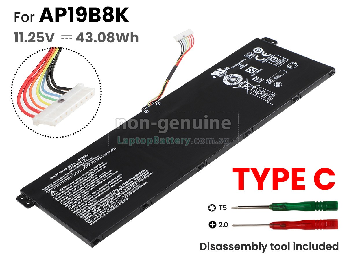 replacement Acer Extensa 15 EX215-51-503P battery