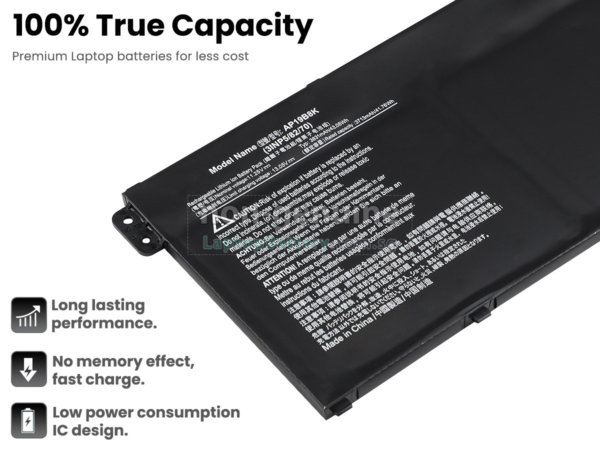 replacement Acer Extensa 15 EX215-51-503P battery