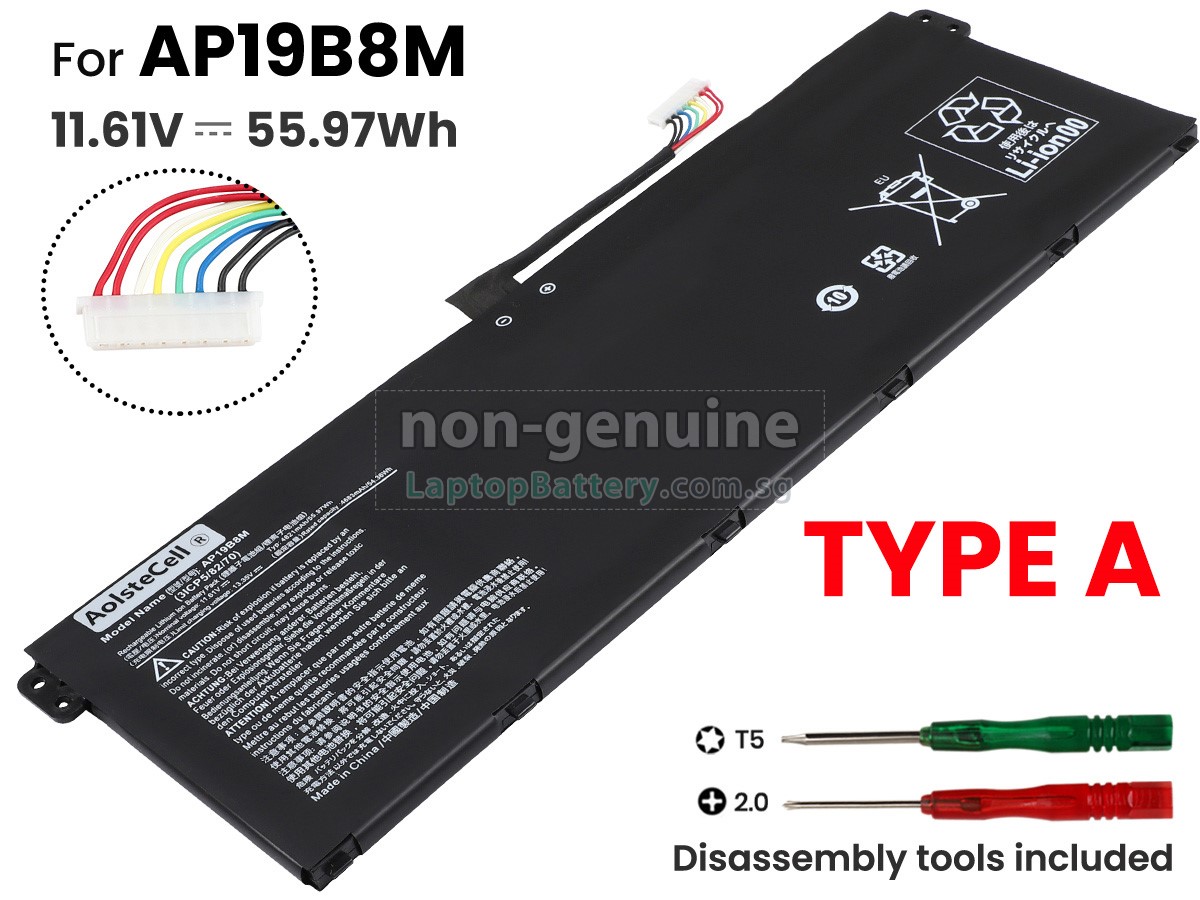 replacement Acer AP19B8M-2 battery