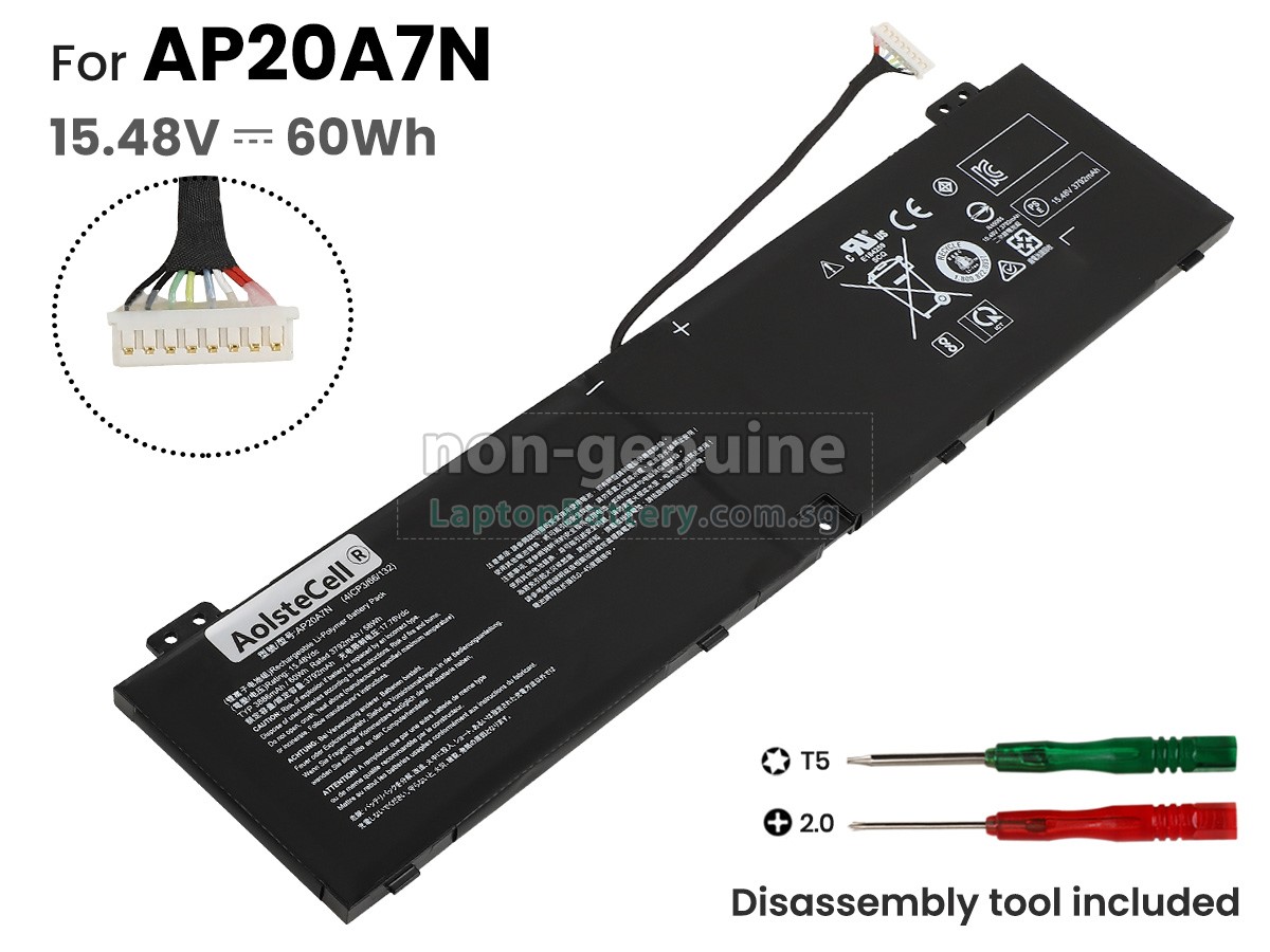 replacement Acer Predator TRITON 300 SE PT314-51S-715F battery