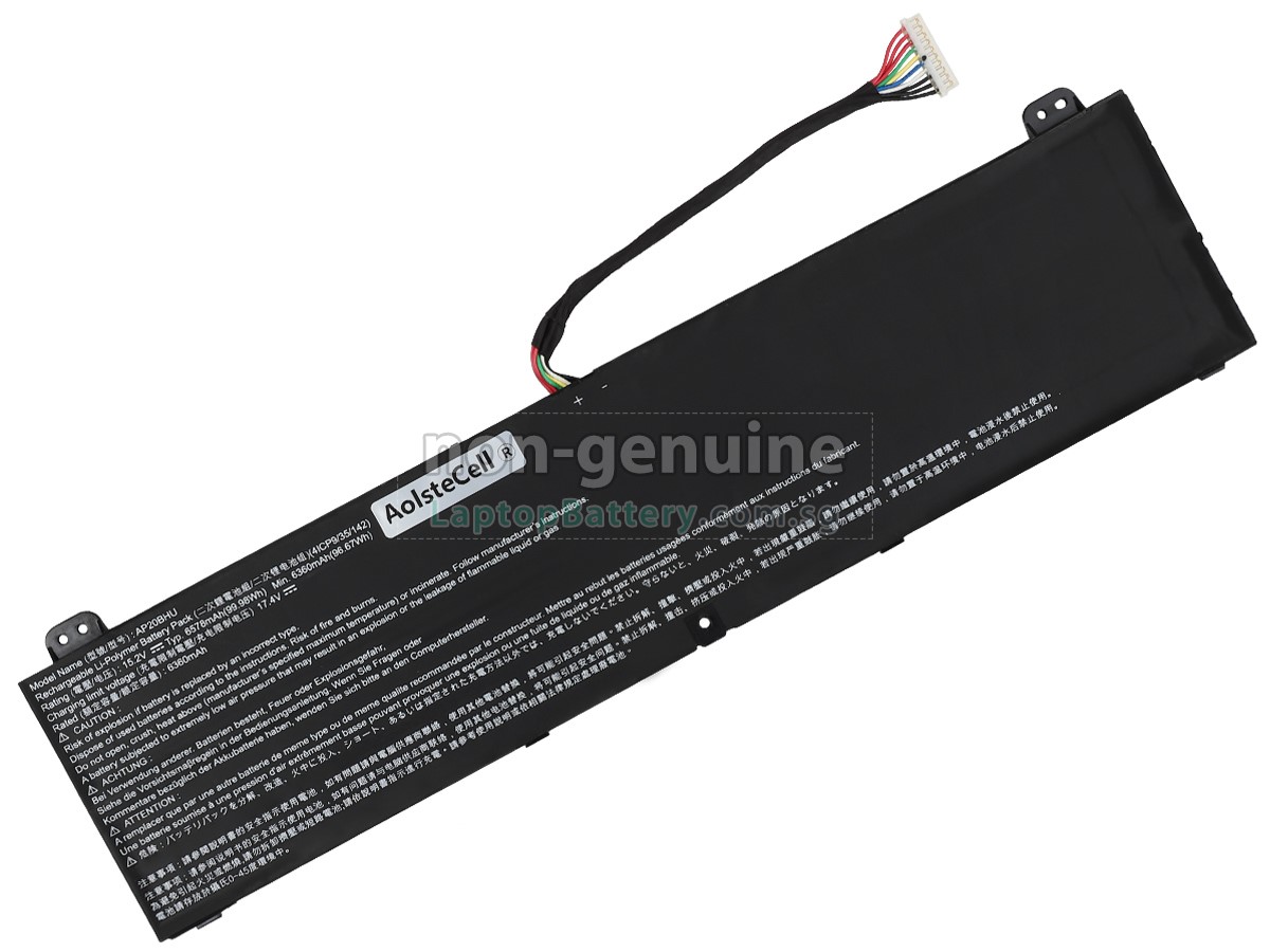 replacement Acer Predator TRITON 500 SE PT516-52S-70KX battery