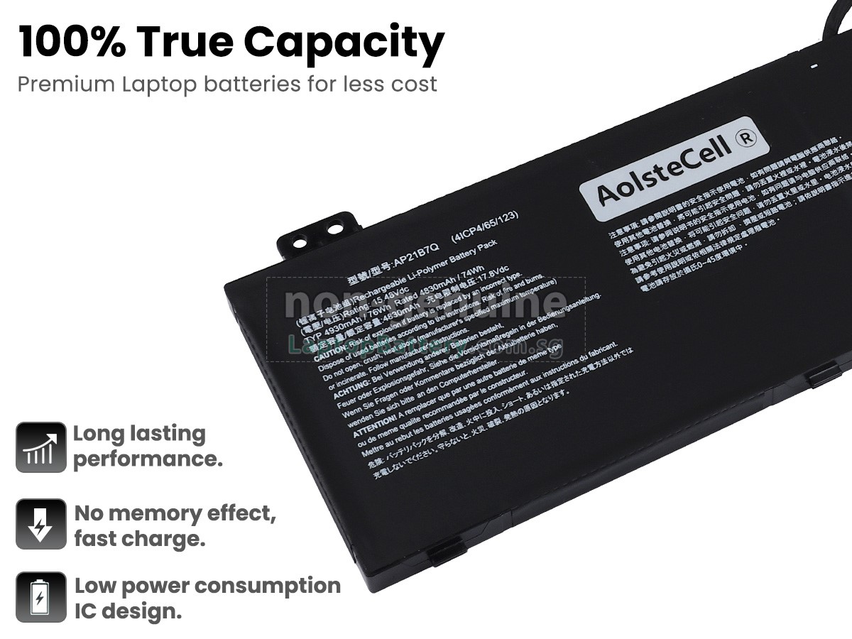 replacement Acer AP21B7Q battery