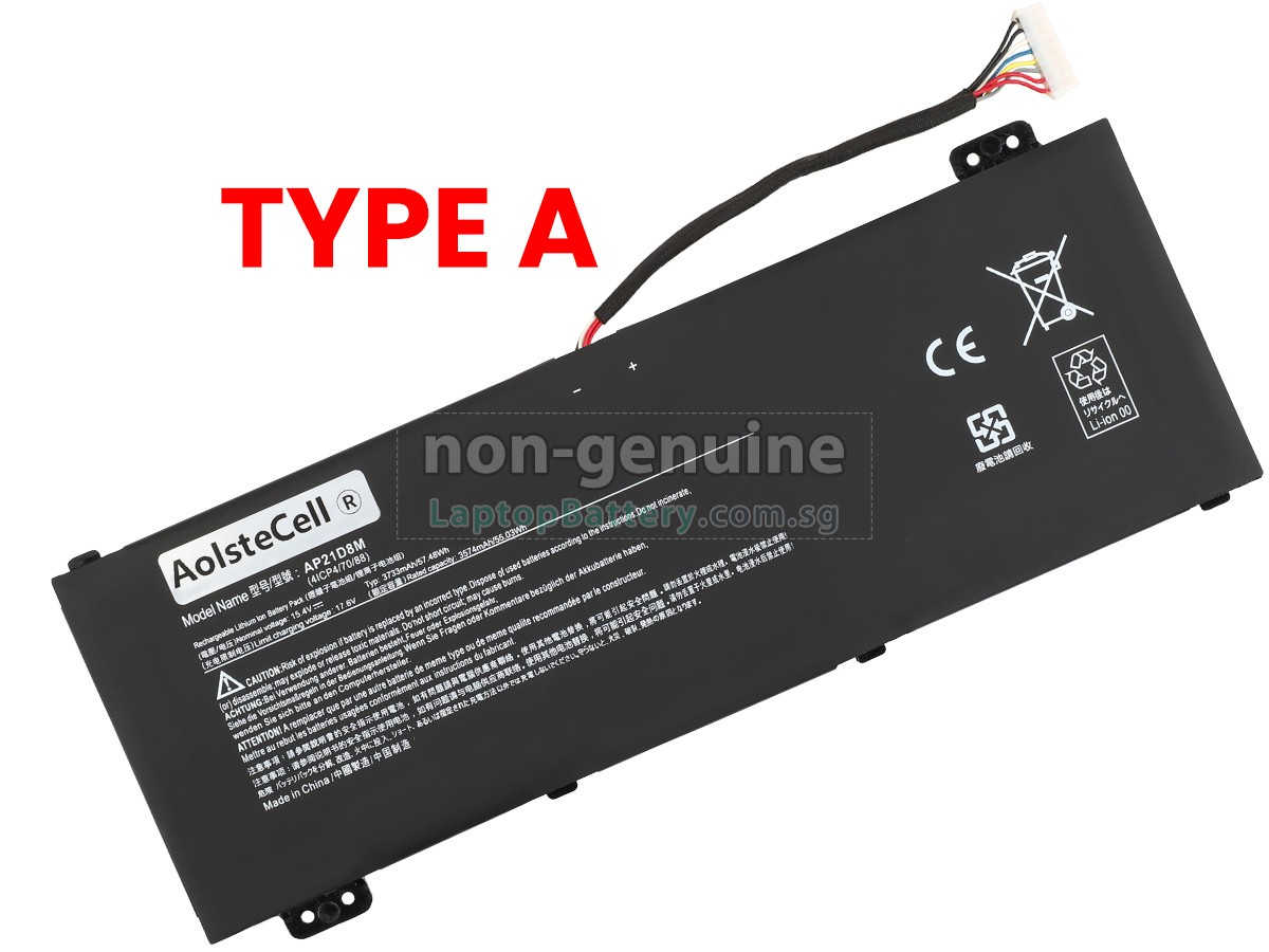 replacement Acer KT.0040G.015 battery