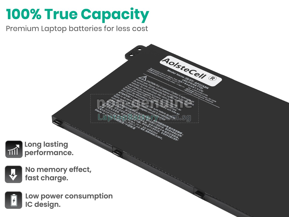 replacement Acer SWIFT GO 16 SFG16-71-50P7 battery