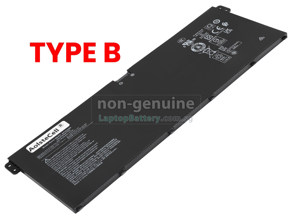 replacement Acer SWIFT GO 16 SFG16-71-50P7 battery