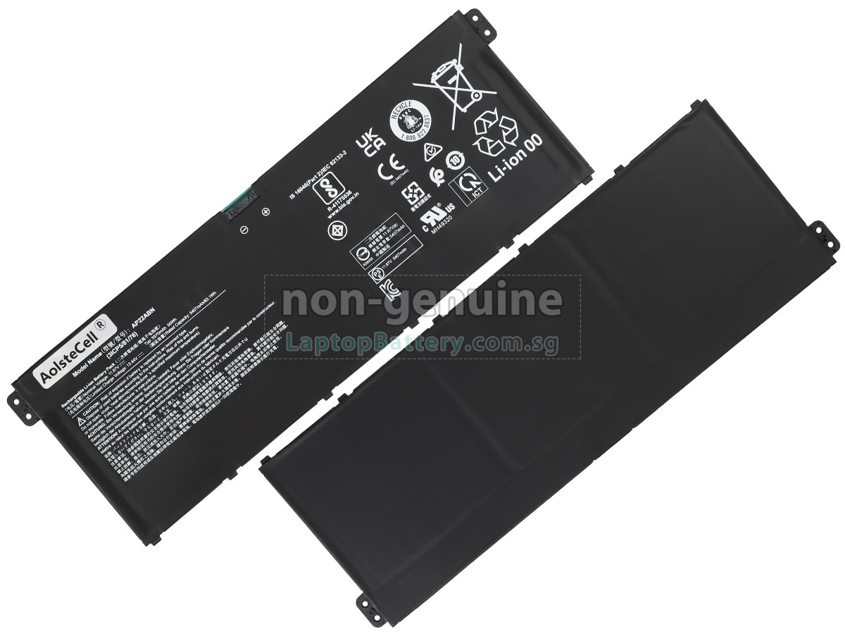 replacement Acer SWIFT GO 16 SFG16-71-50P7 battery