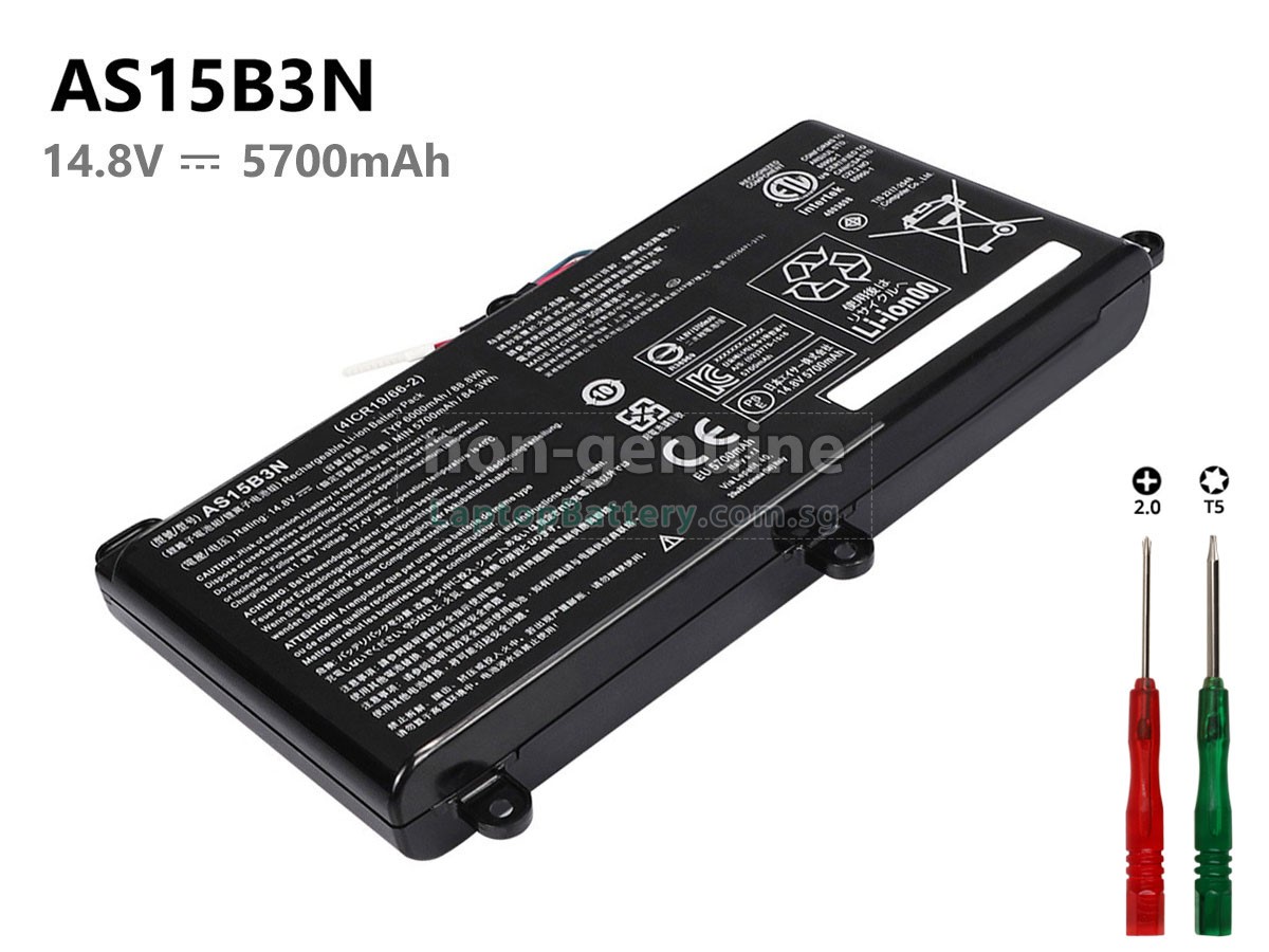 replacement Acer Predator 15 G9-591R-73ZN battery