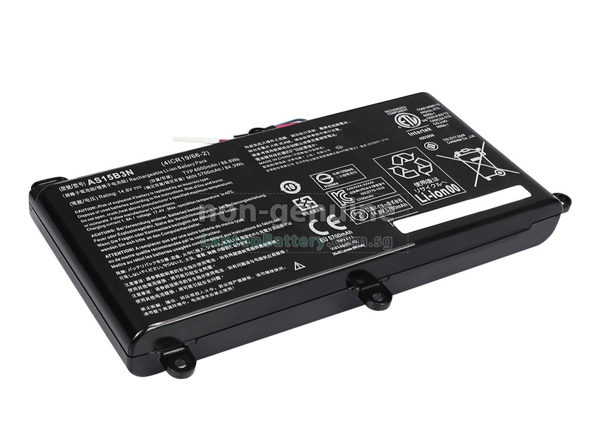 replacement Acer Predator 15 G9-591R-73ZN battery