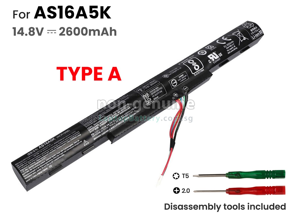 replacement Acer Aspire E5-553-T5HQ battery