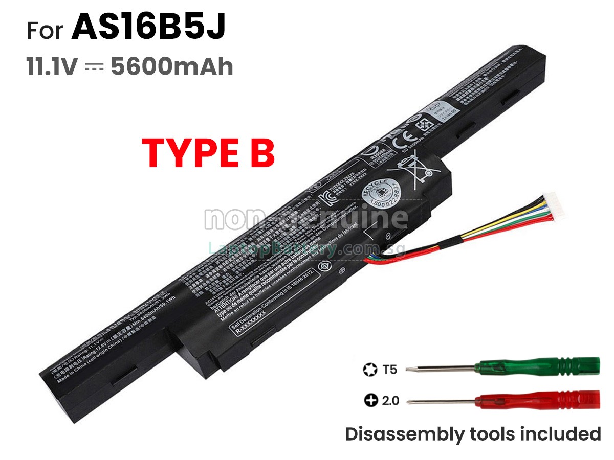 replacement Acer Aspire E5-553-T5HQ battery