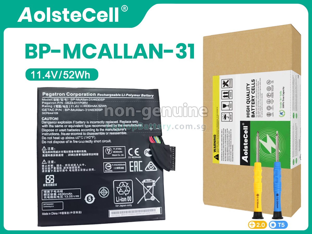 replacement Acer MOBILESTUDIO Pro 13 battery