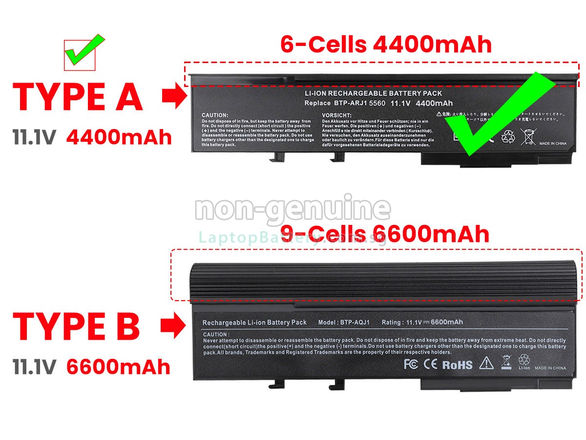 replacement Acer Extensa 4130 battery
