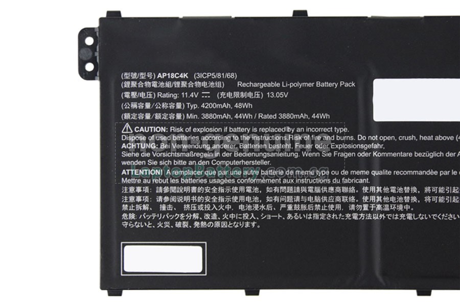 replacement Acer SWIFT 3 SF314-42-N19C4 battery