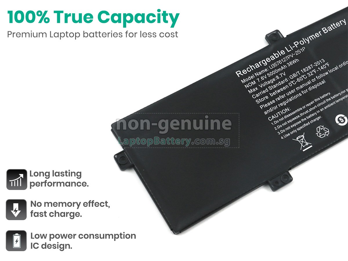 replacement Gateway 4886280P battery