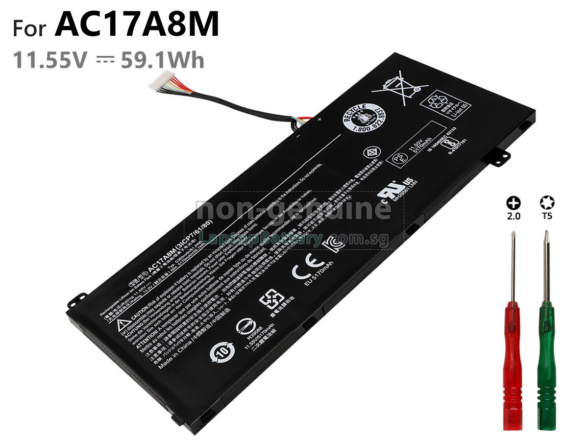 replacement Acer SPIN 3 SP314-52-599W battery