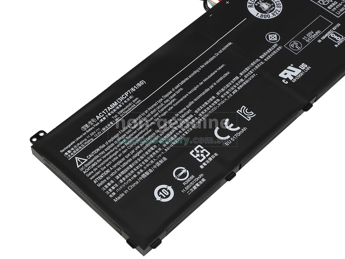replacement Acer SPIN 3 SP314-52-599W battery