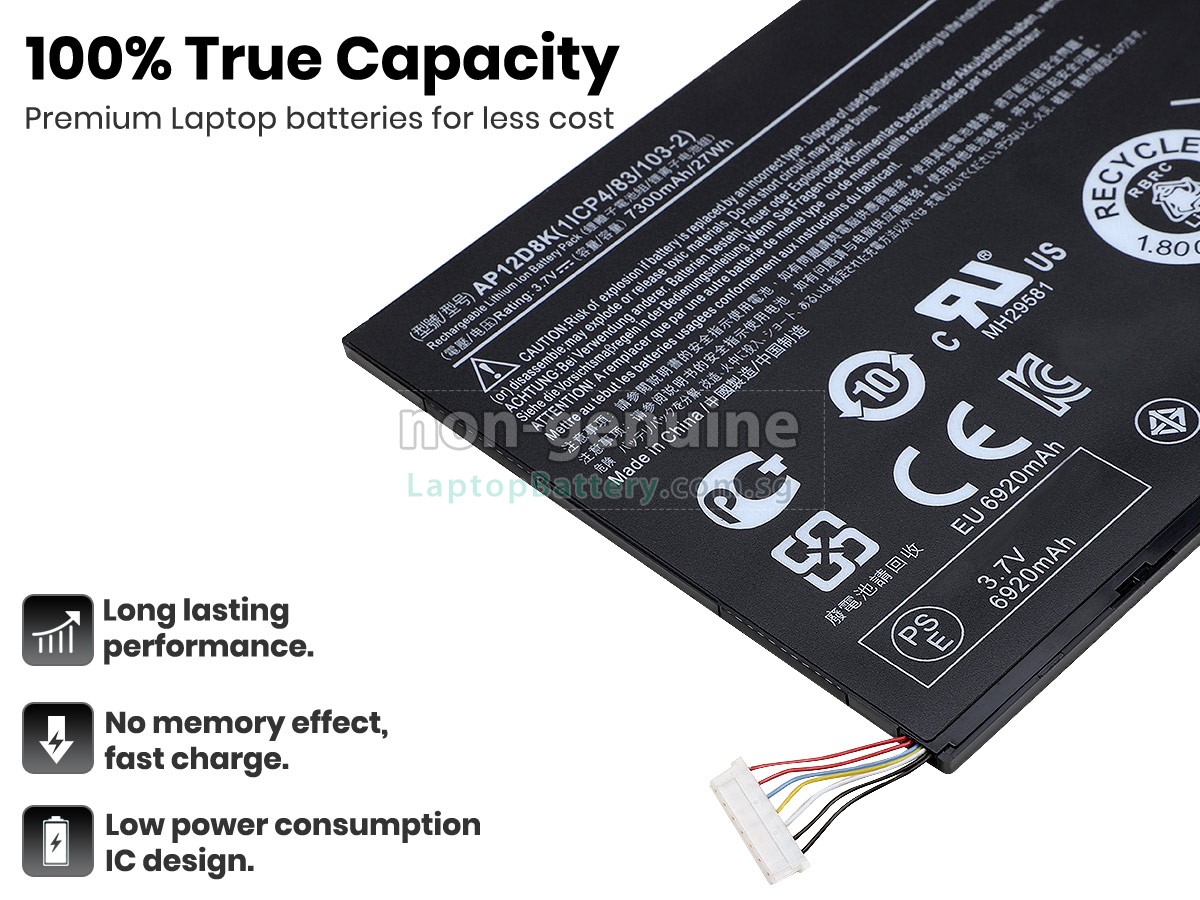 replacement Acer Iconia A3-A10-81251G03N battery