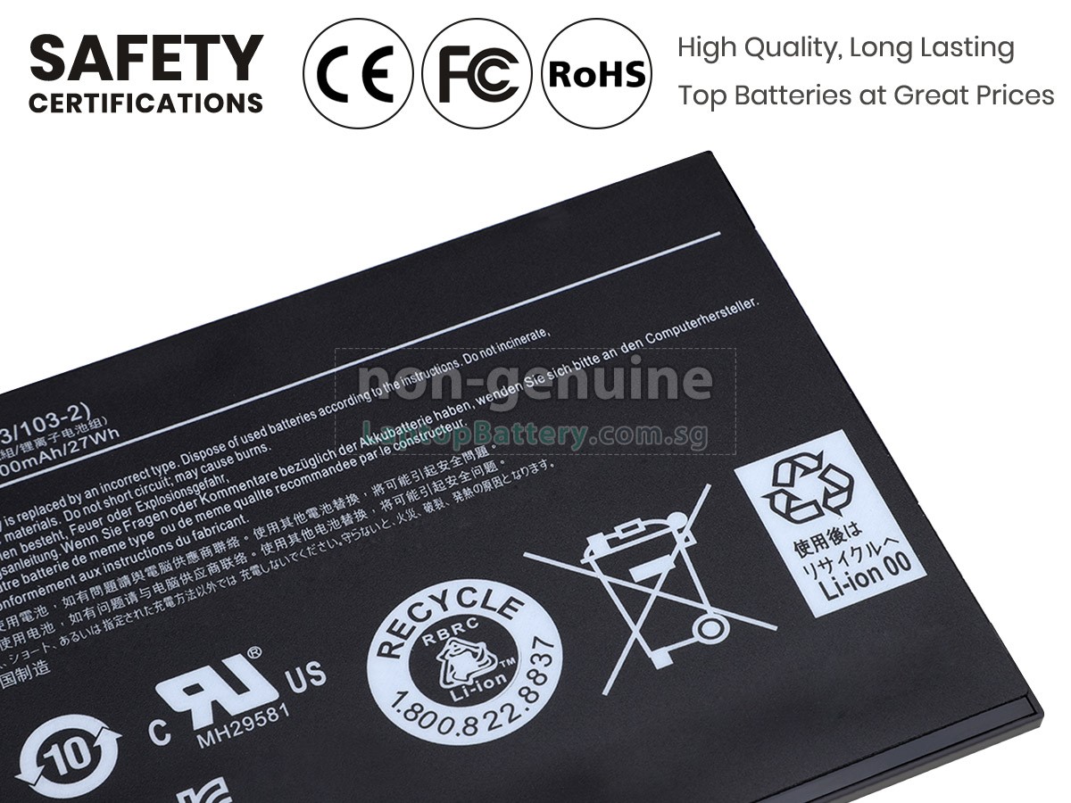 replacement Acer Iconia A3-A10-81251G03N battery