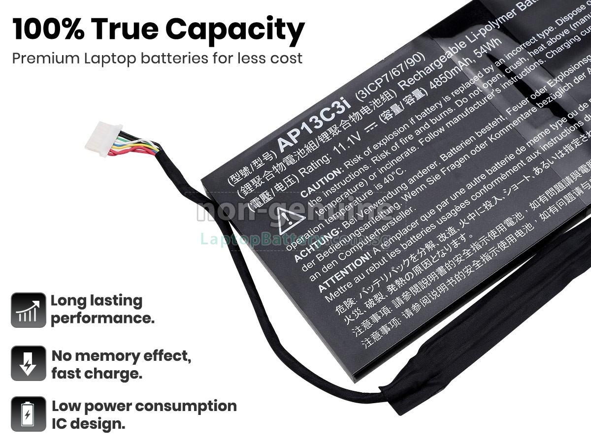 replacement Acer AP13C3I battery