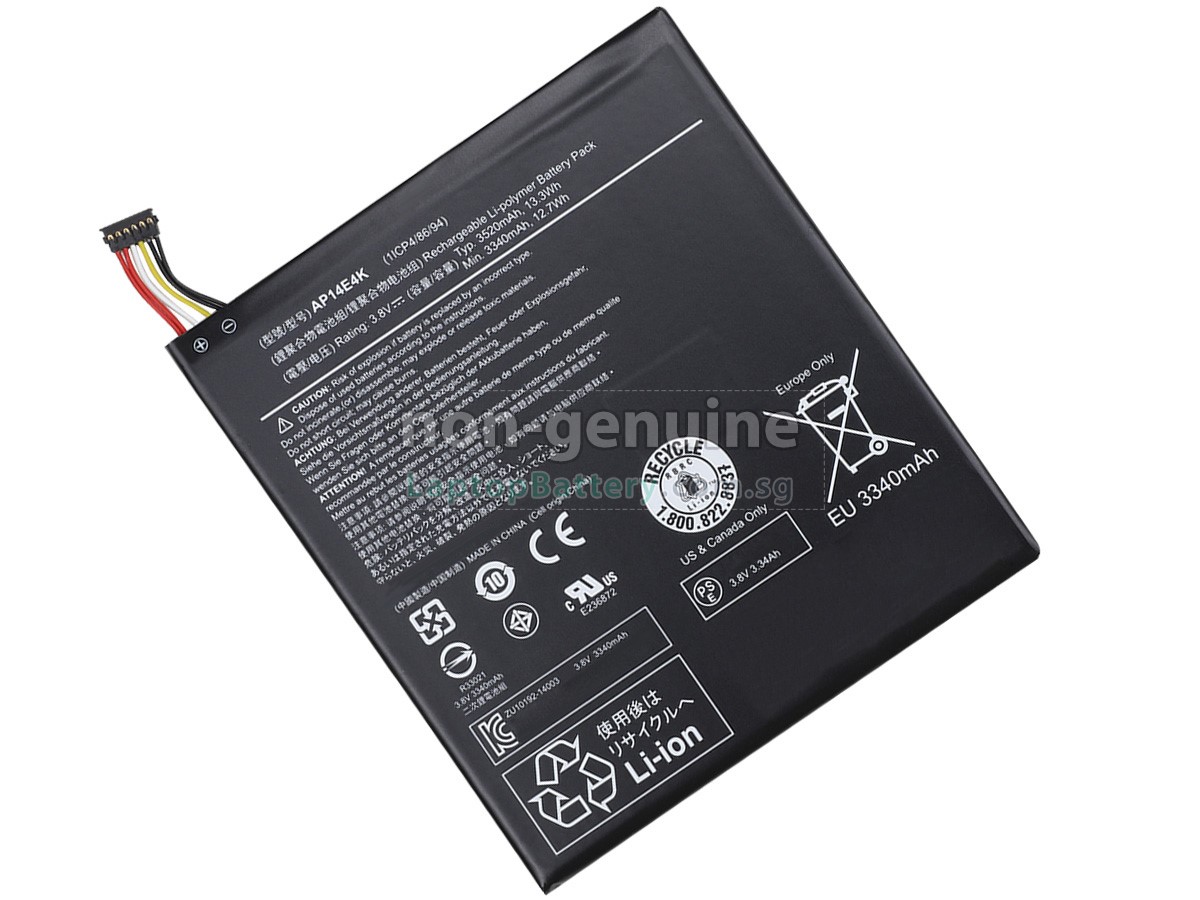 replacement Acer Iconia One 7 B1-750-103A battery