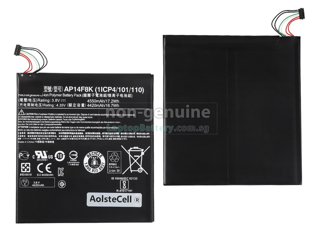 replacement Acer Iconia Tab B1-810 battery