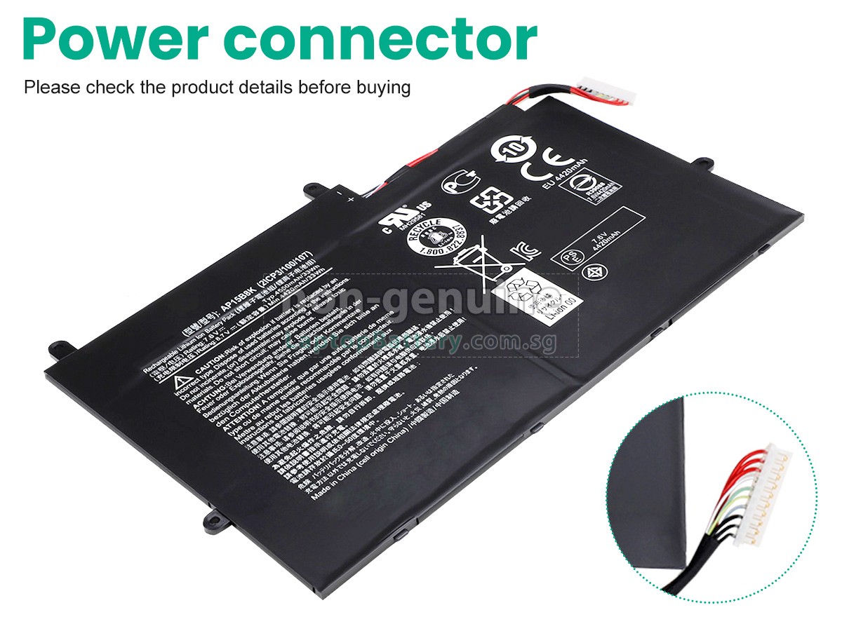 replacement Acer NT.G74AA.002 battery