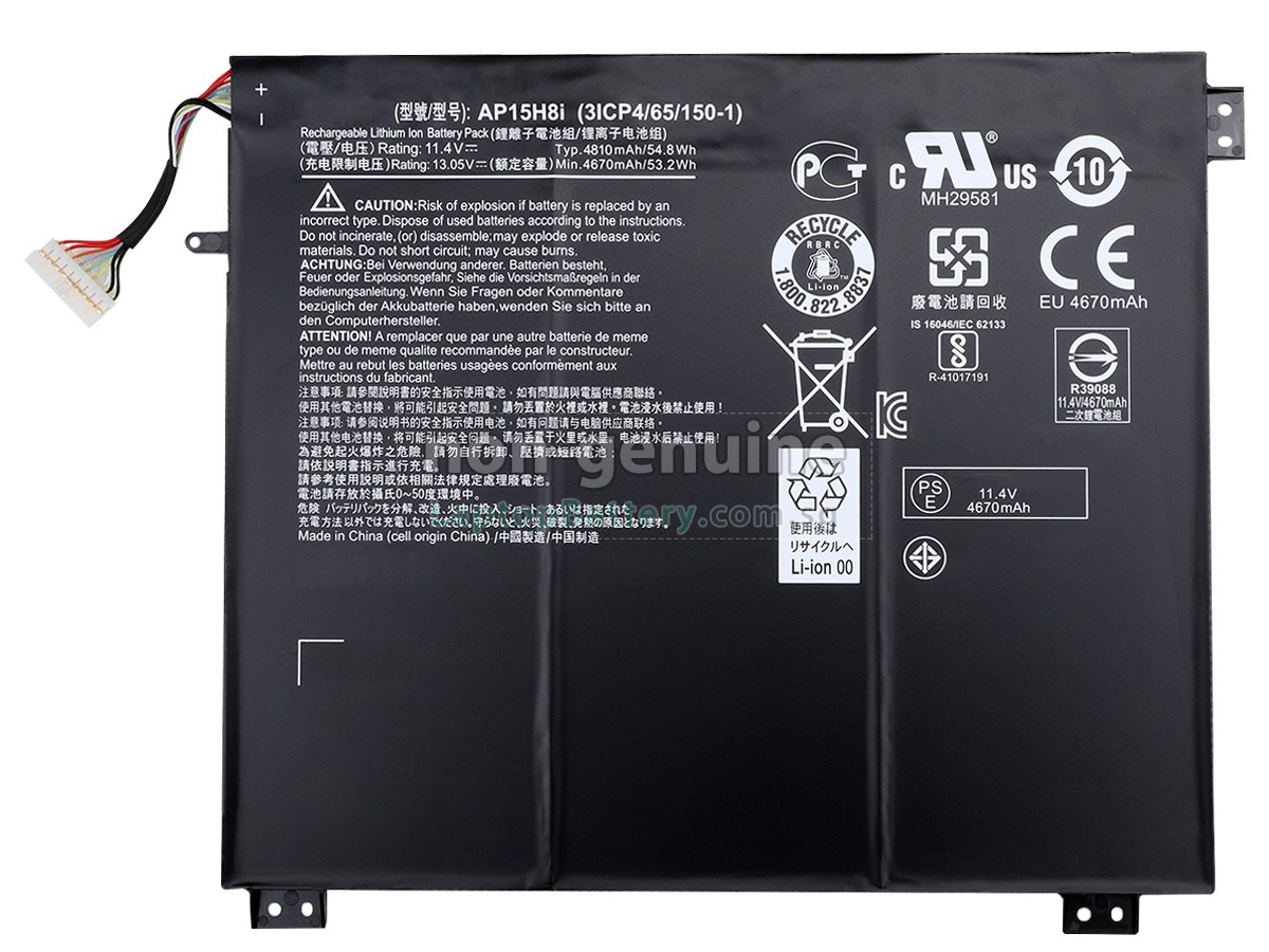 replacement Acer Aspire One CLOUDBOOK AO1-431-C139 battery