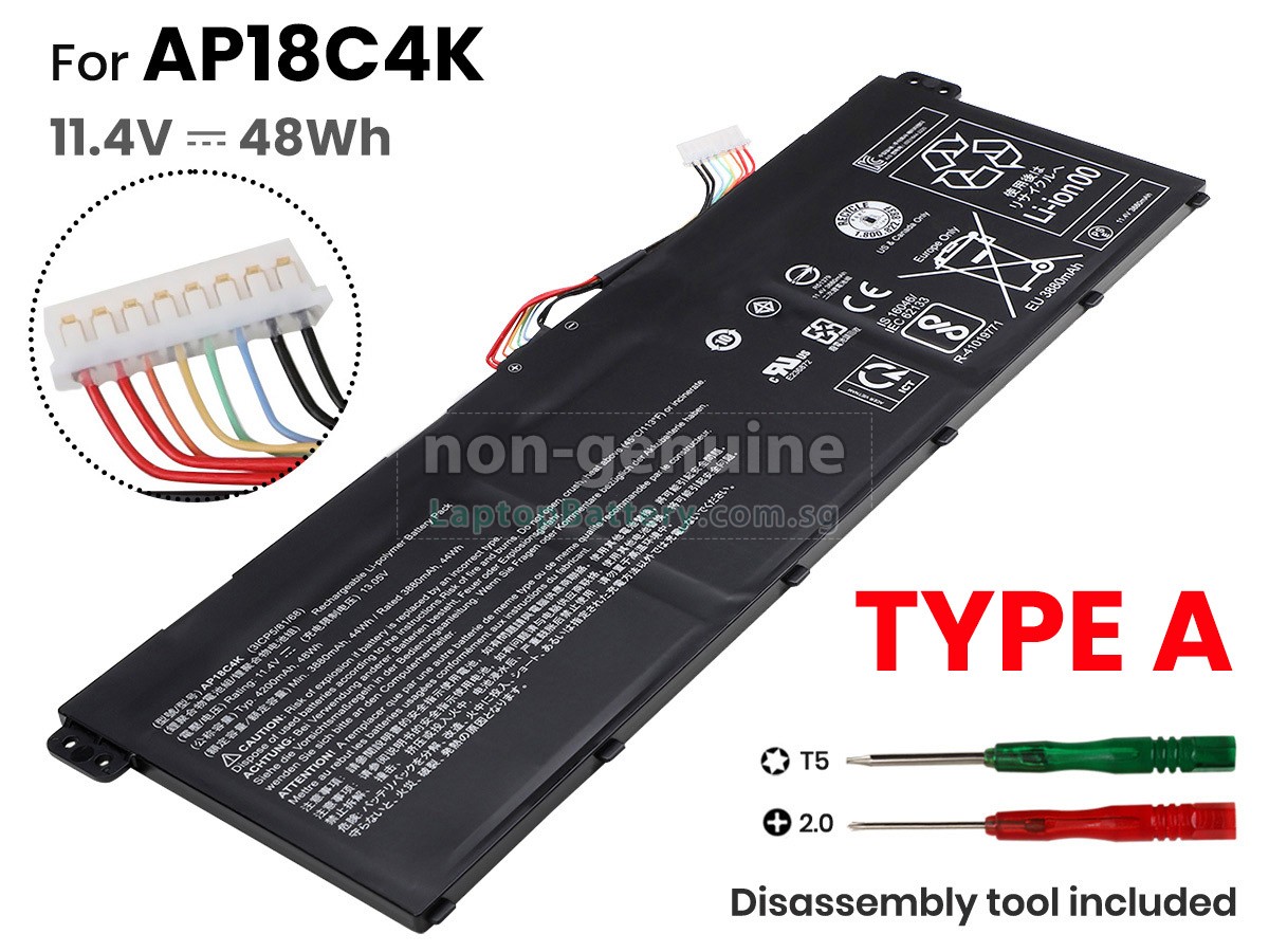 replacement Acer Aspire 5 A514-56GM battery