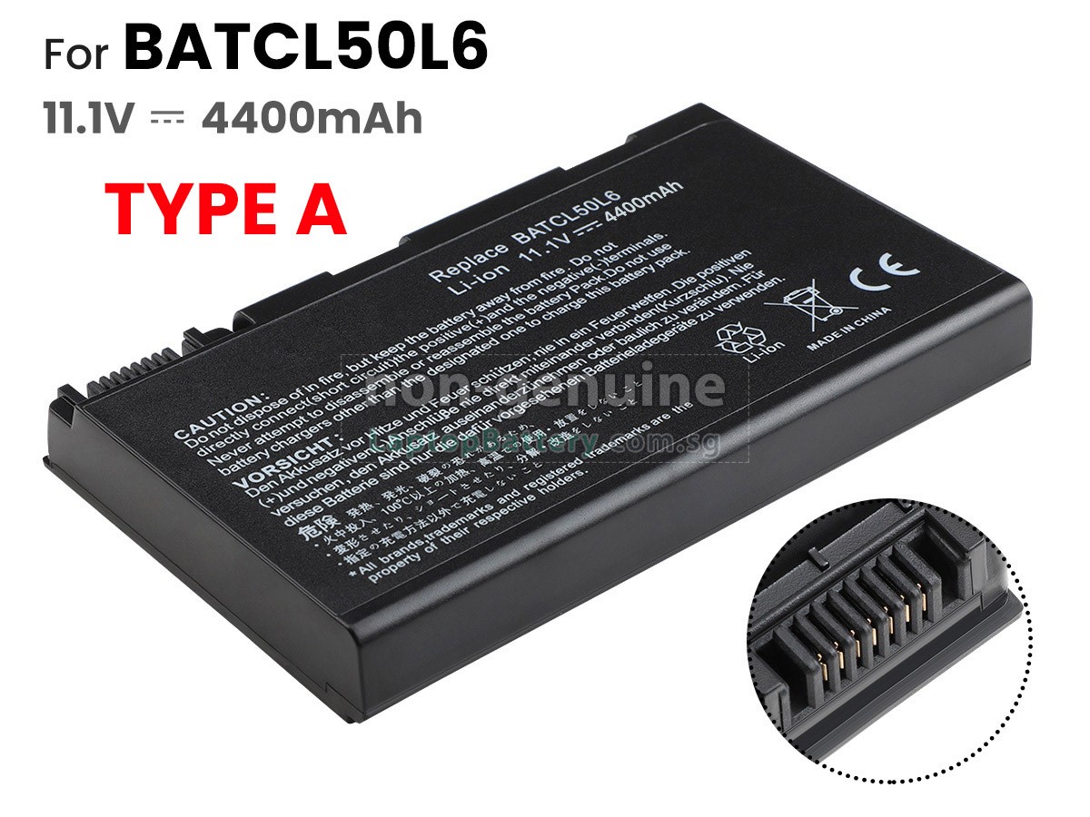 replacement Acer BT.00403.001 battery