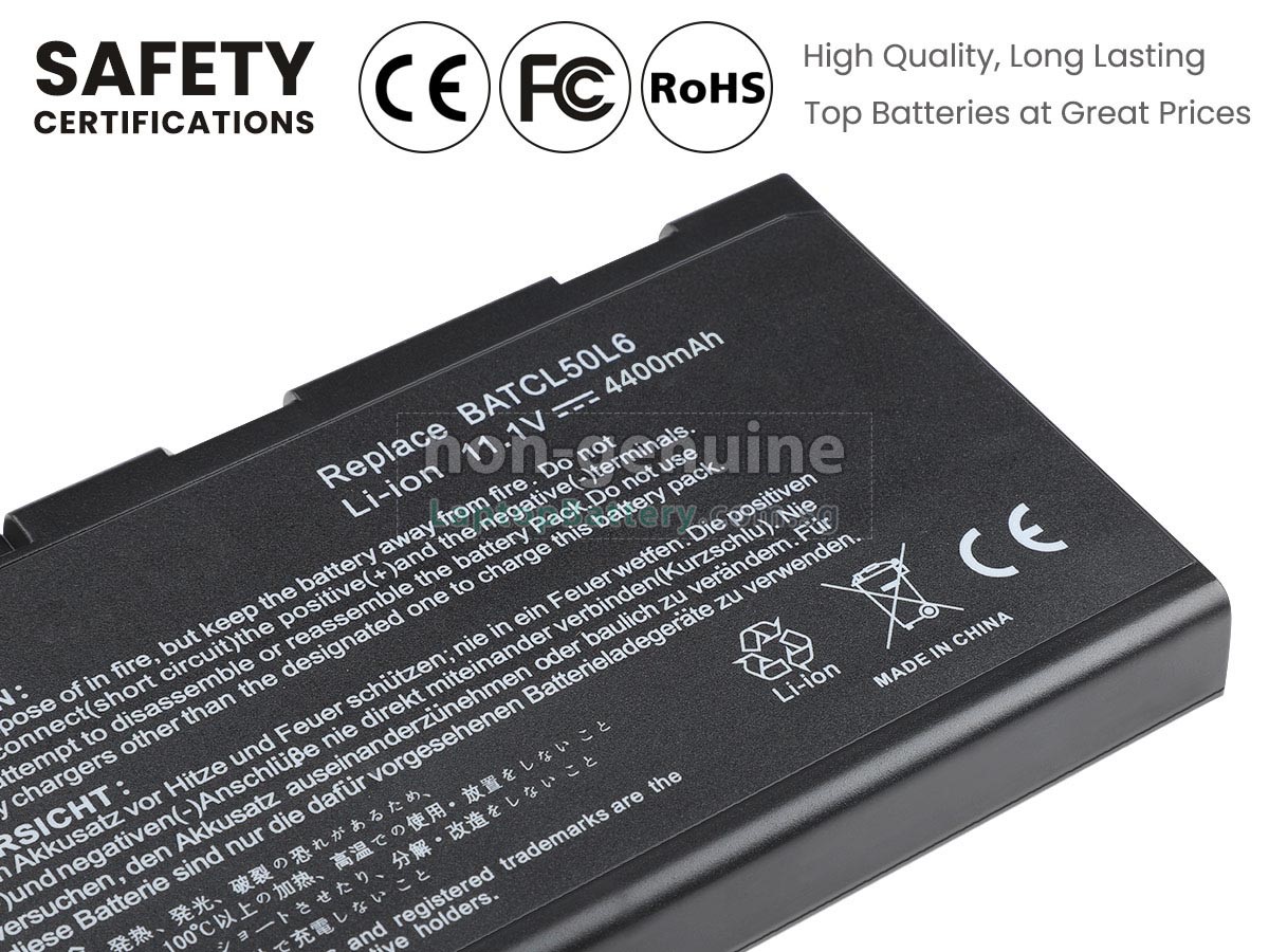 replacement Acer BT.00403.001 battery