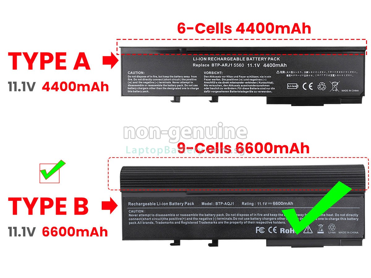 replacement Acer Extensa 4130 battery