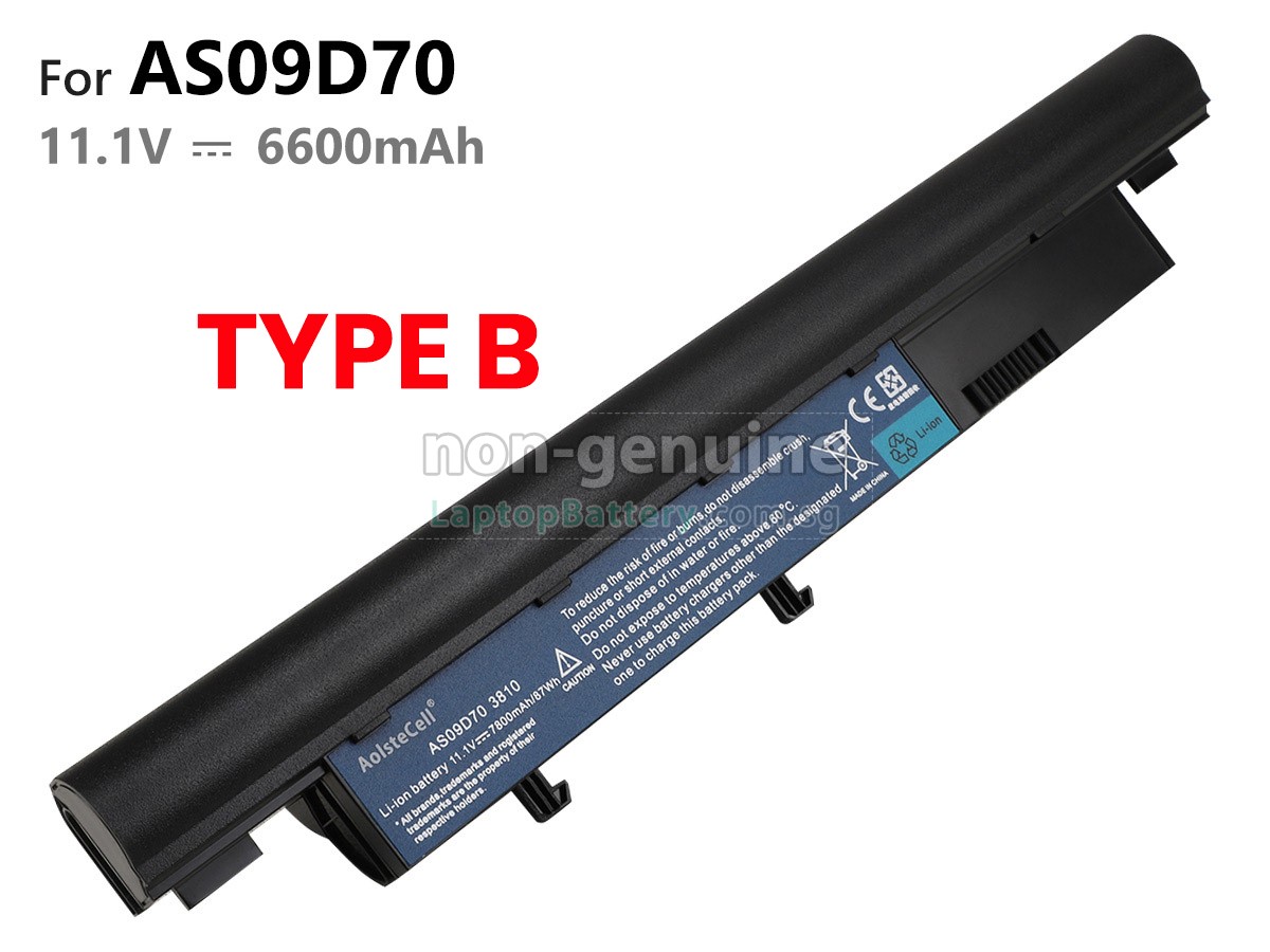 replacement Gateway EC38 battery