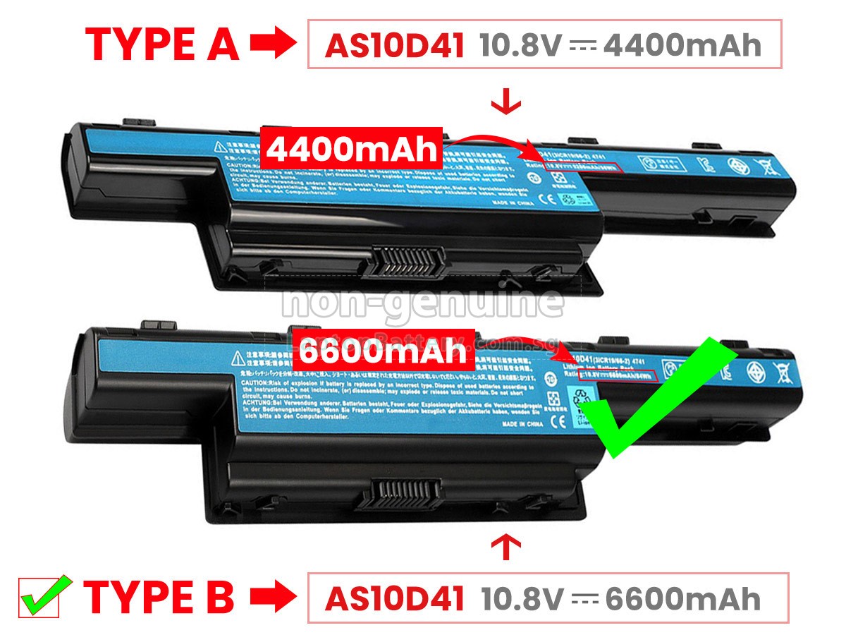 replacement Gateway NS51I battery