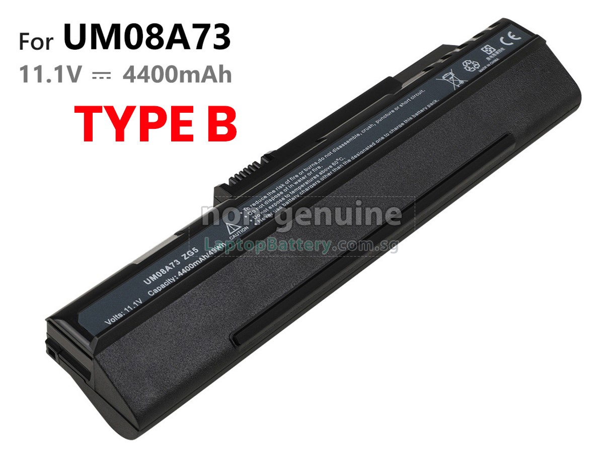 replacement Acer UM08B51 battery