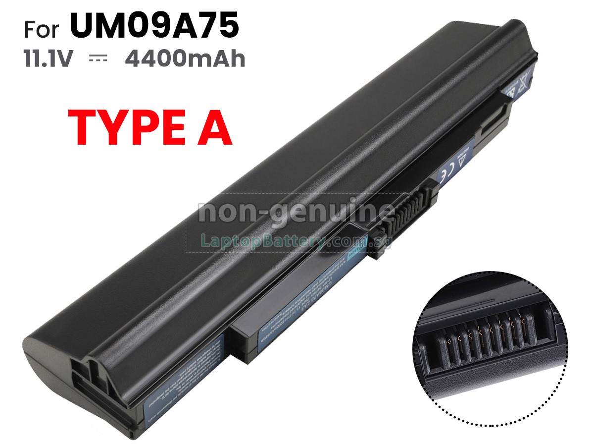 replacement Acer UM09A41 battery