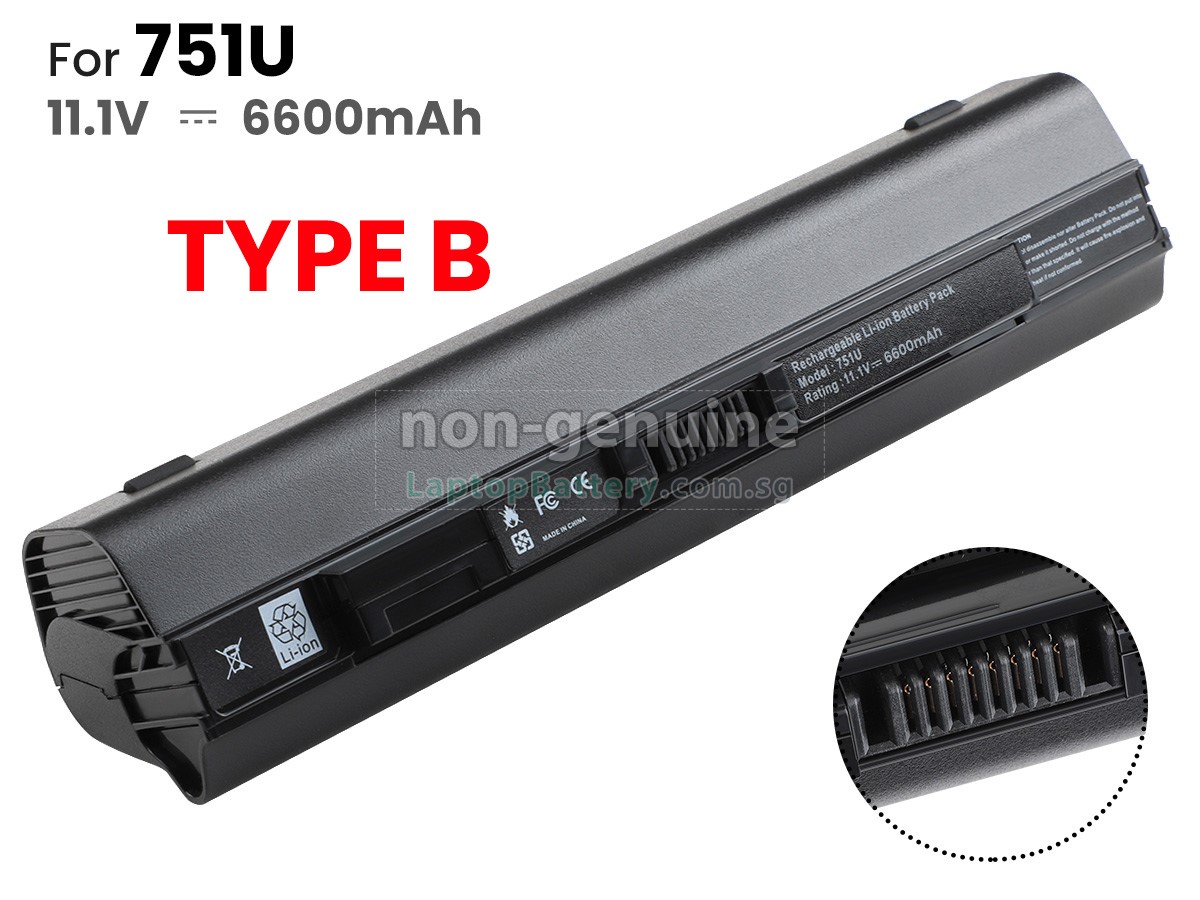 replacement Acer UM09A41 battery