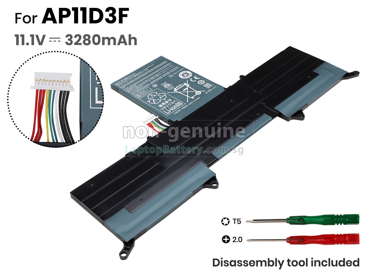 replacement Acer Aspire S3-391-9499 battery