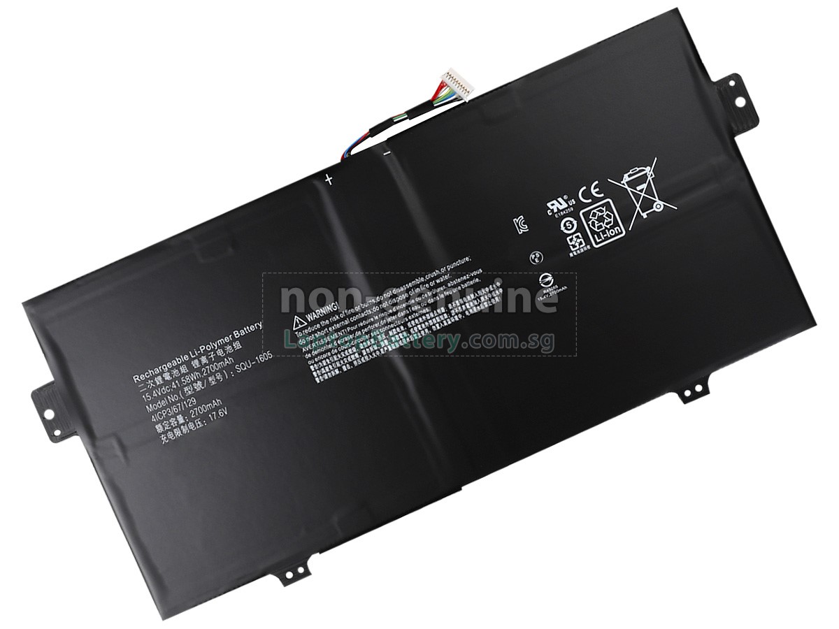 replacement Acer SQU-1605 battery