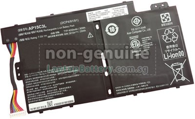 Battery for Acer AP15C3L(2ICP4/91/91) laptop