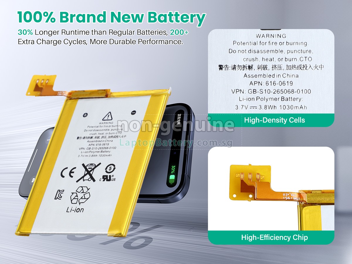 replacement Apple 616-0619 battery