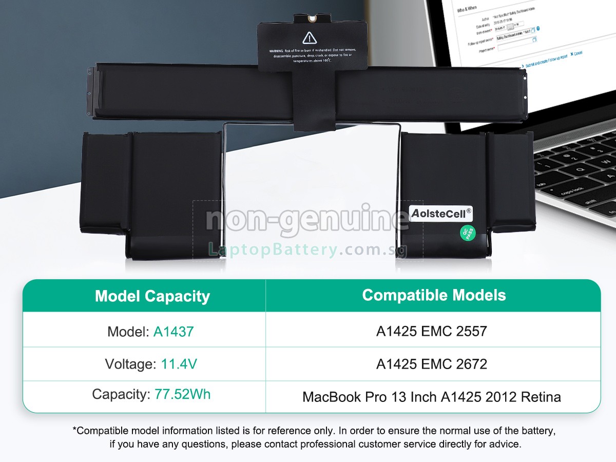replacement Apple MacBook Pro 13.3 inch MD212LZ/A battery