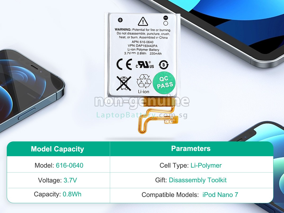 replacement Apple A1446 battery