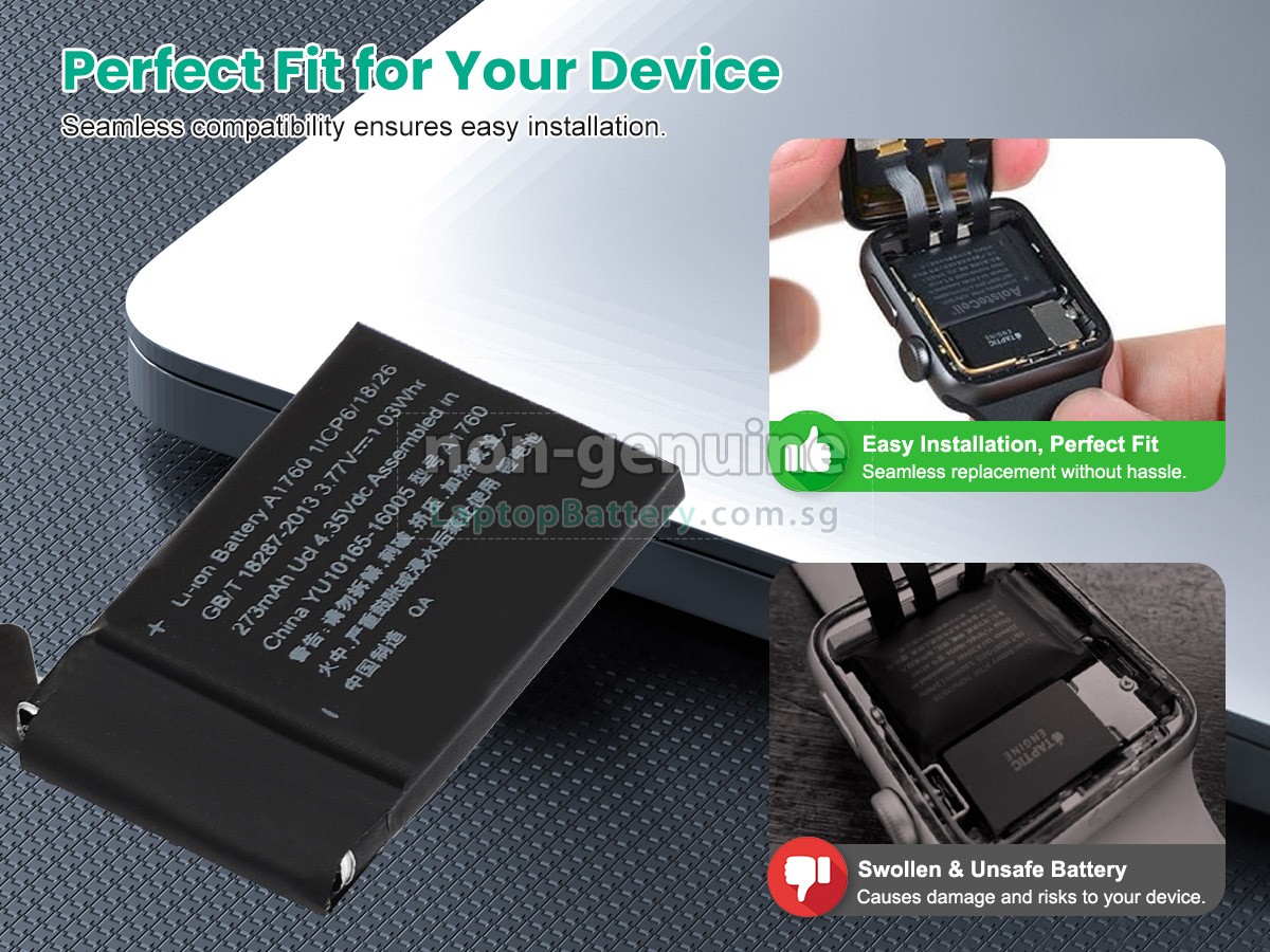 replacement Apple WATCH Series 2 HERMES 38MM battery