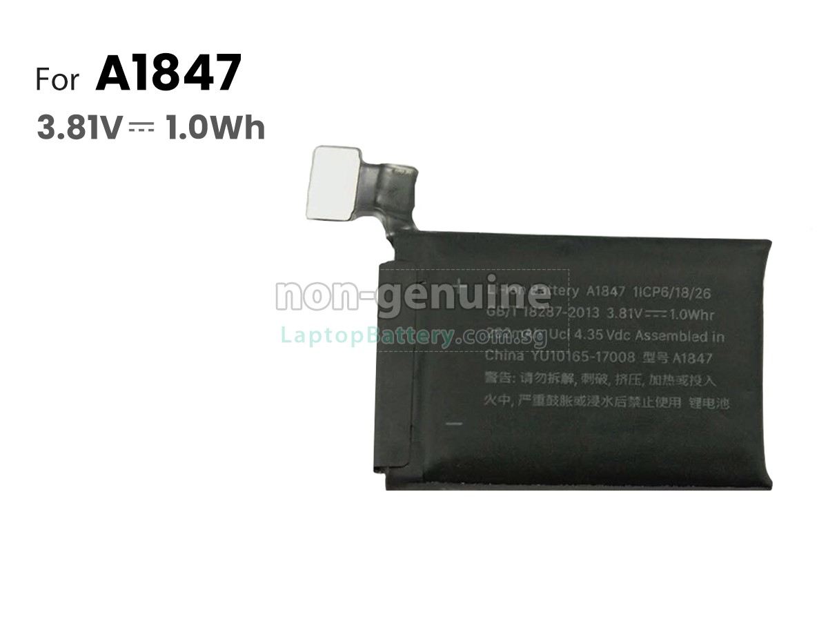 replacement Apple WATCH Series 3 HERMES GPS 38MM battery